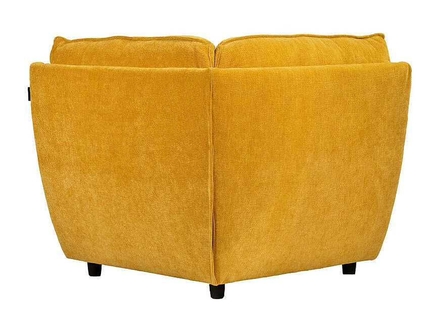 Angle pour canapé modulable jaune tissu - Charles