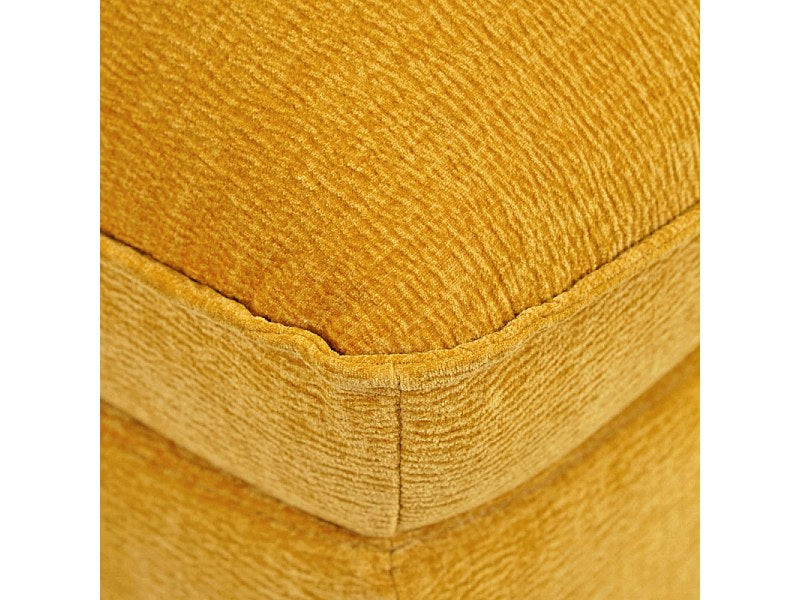 Angle pour canapé modulable jaune tissu - Charles