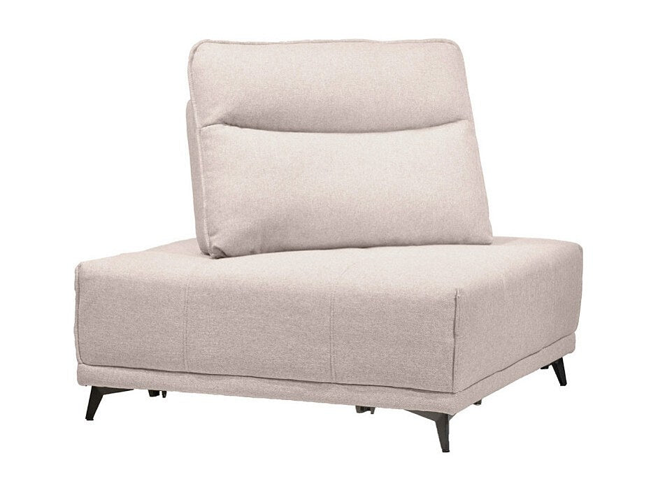 Angle pour canapé modulable beige tissu - Gina