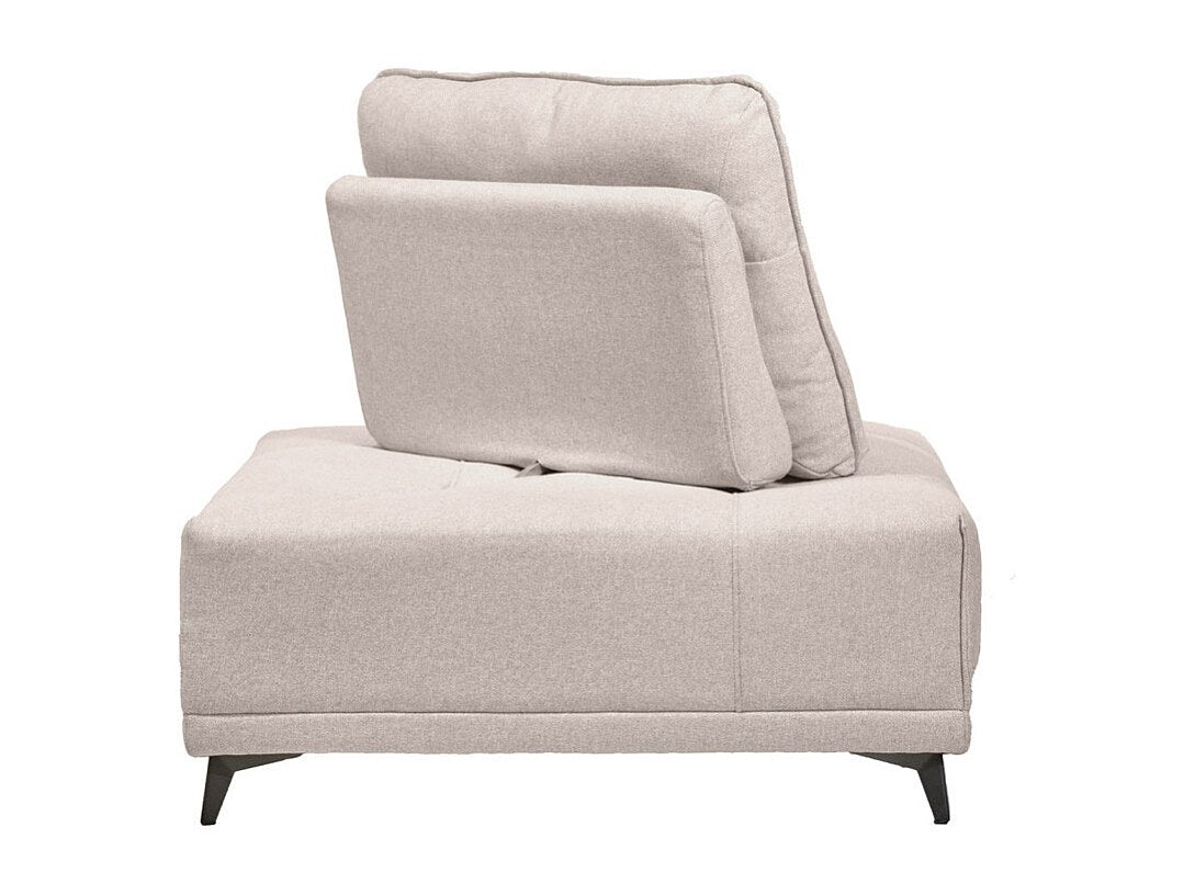 Angle pour canapé modulable beige tissu - Gina