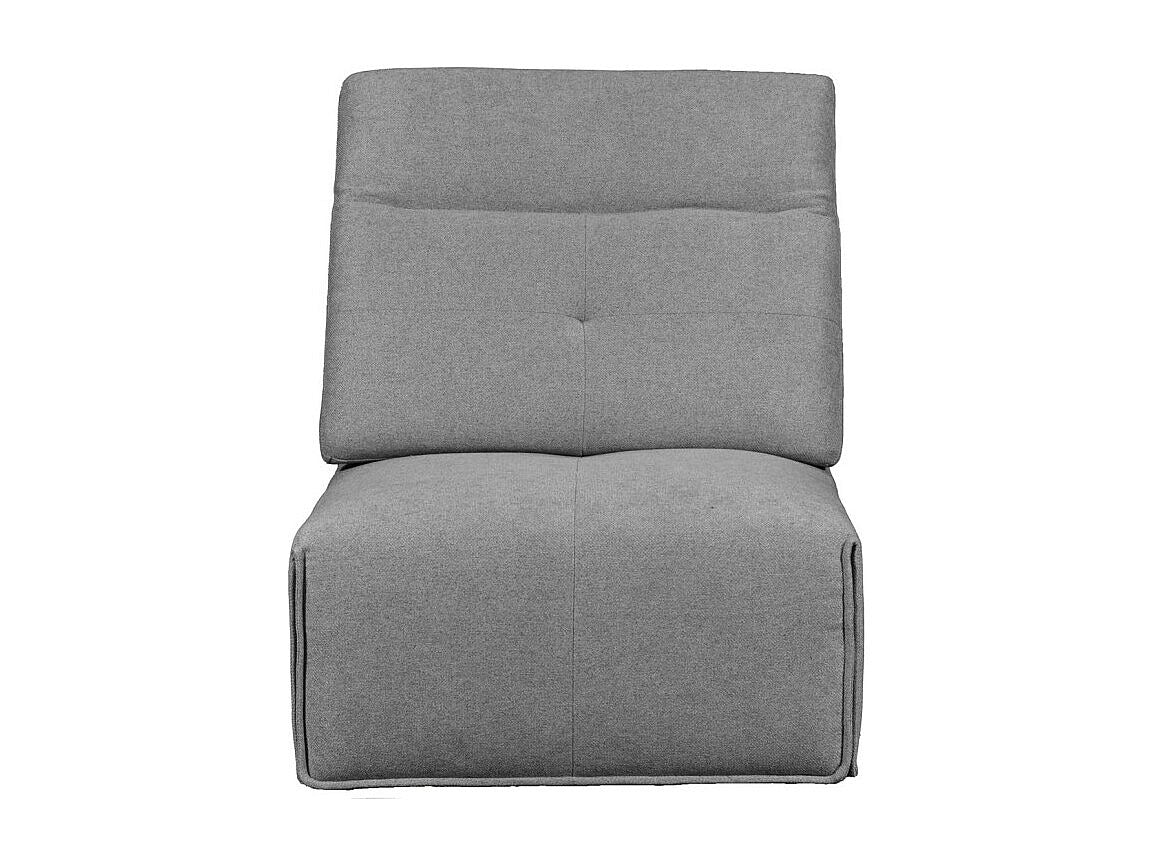 Chauffeuse modulable gris tissu - Living