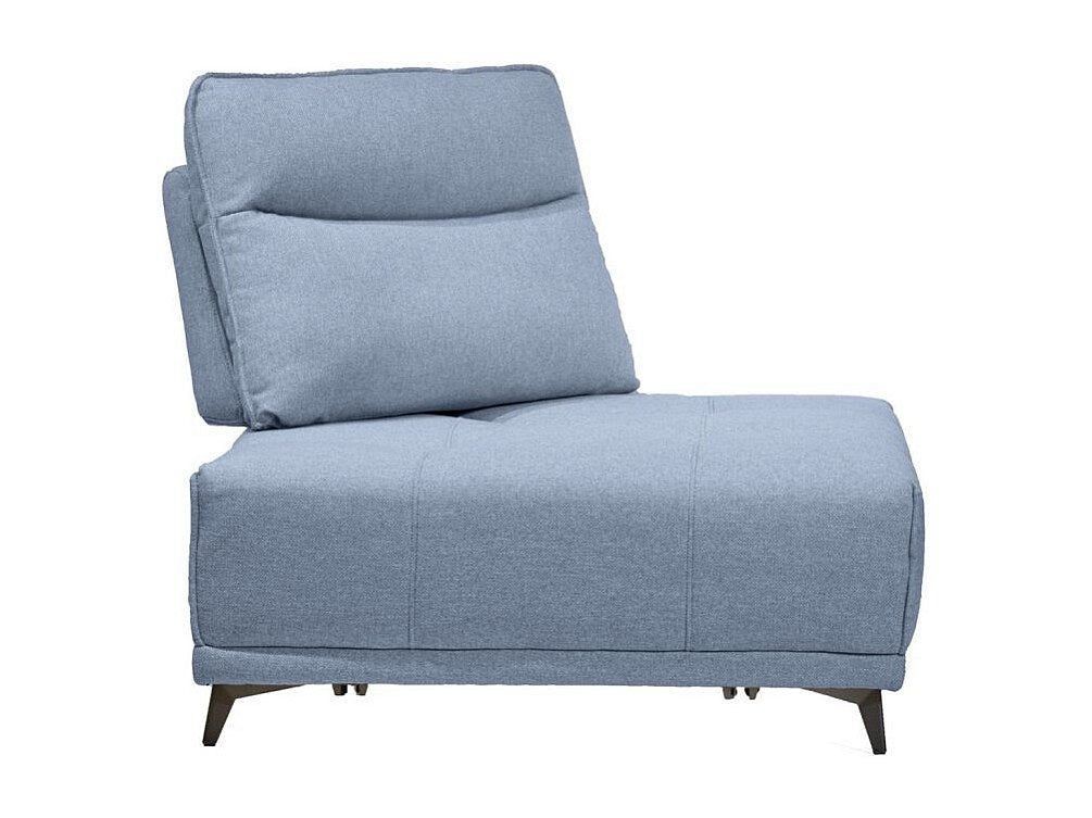 Angle pour canapé modulable bleu tissu - Gina