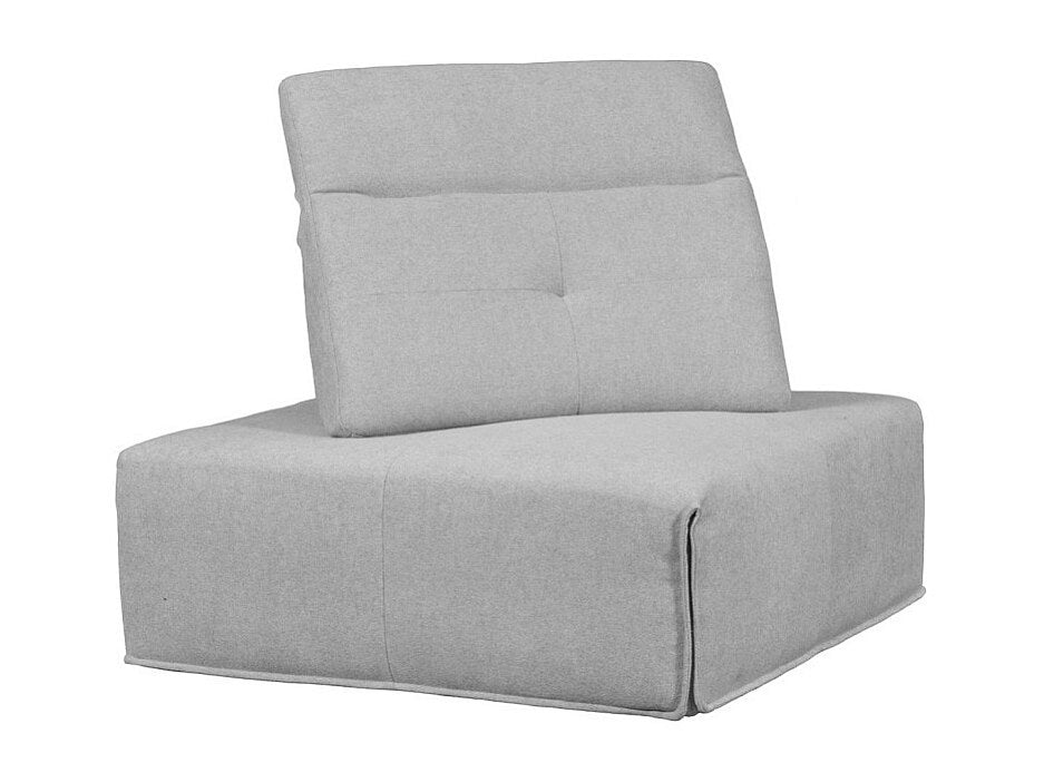 Angle pour canapé modulable gris tissu - Living