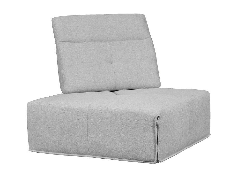 Angle pour canapé modulable gris tissu - Living
