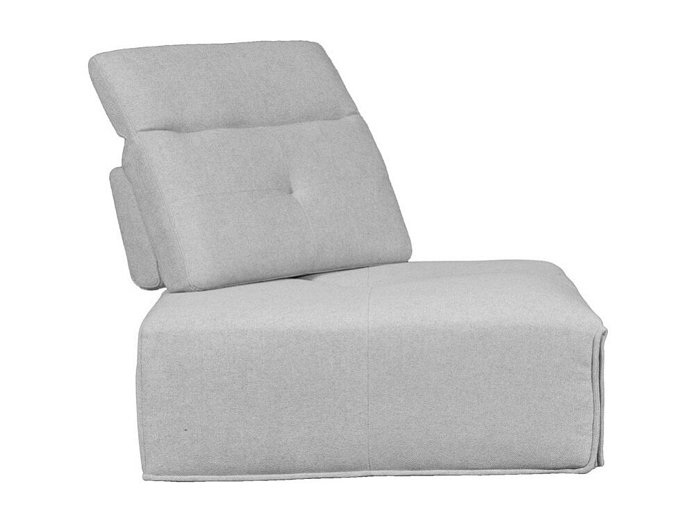 Angle pour canapé modulable gris tissu - Living