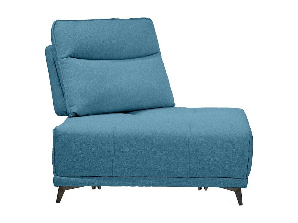 Angle pour canapé modulable bleu tissu - Gina