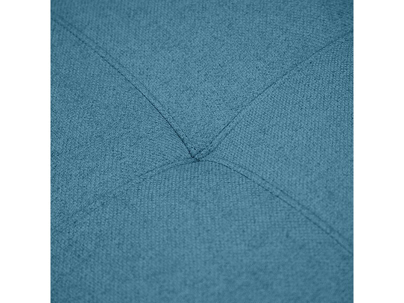 Angle pour canapé modulable bleu tissu - Gina