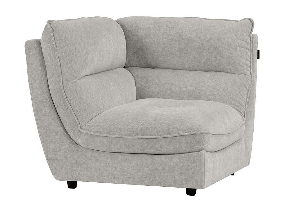 Angle pour canapé modulable gris tissu - Charles
