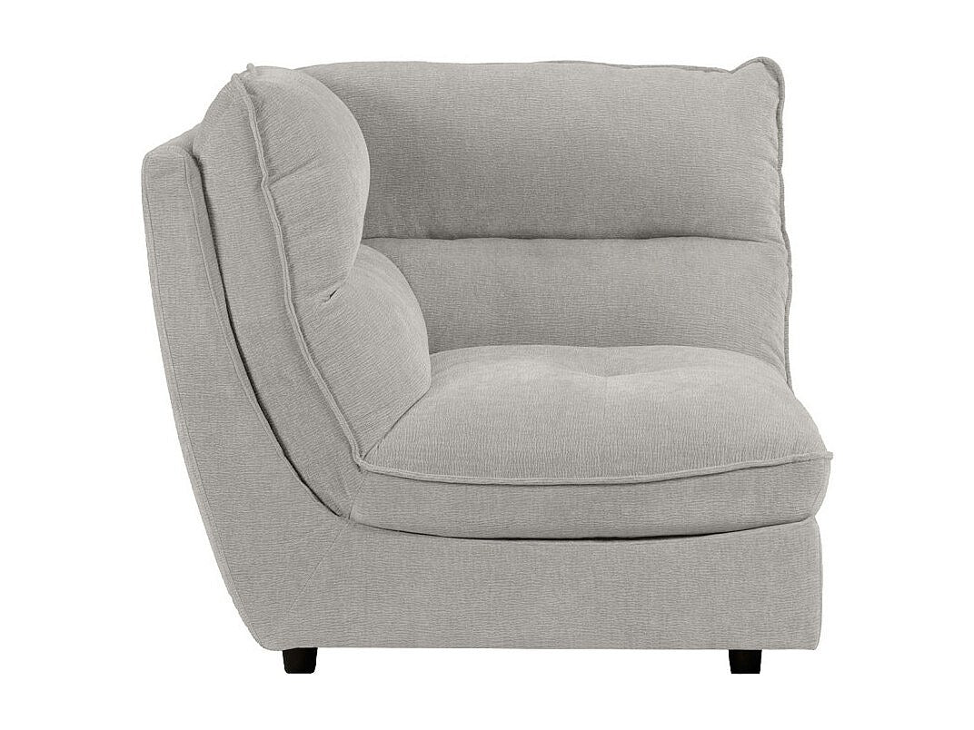 Angle pour canapé modulable gris tissu - Charles