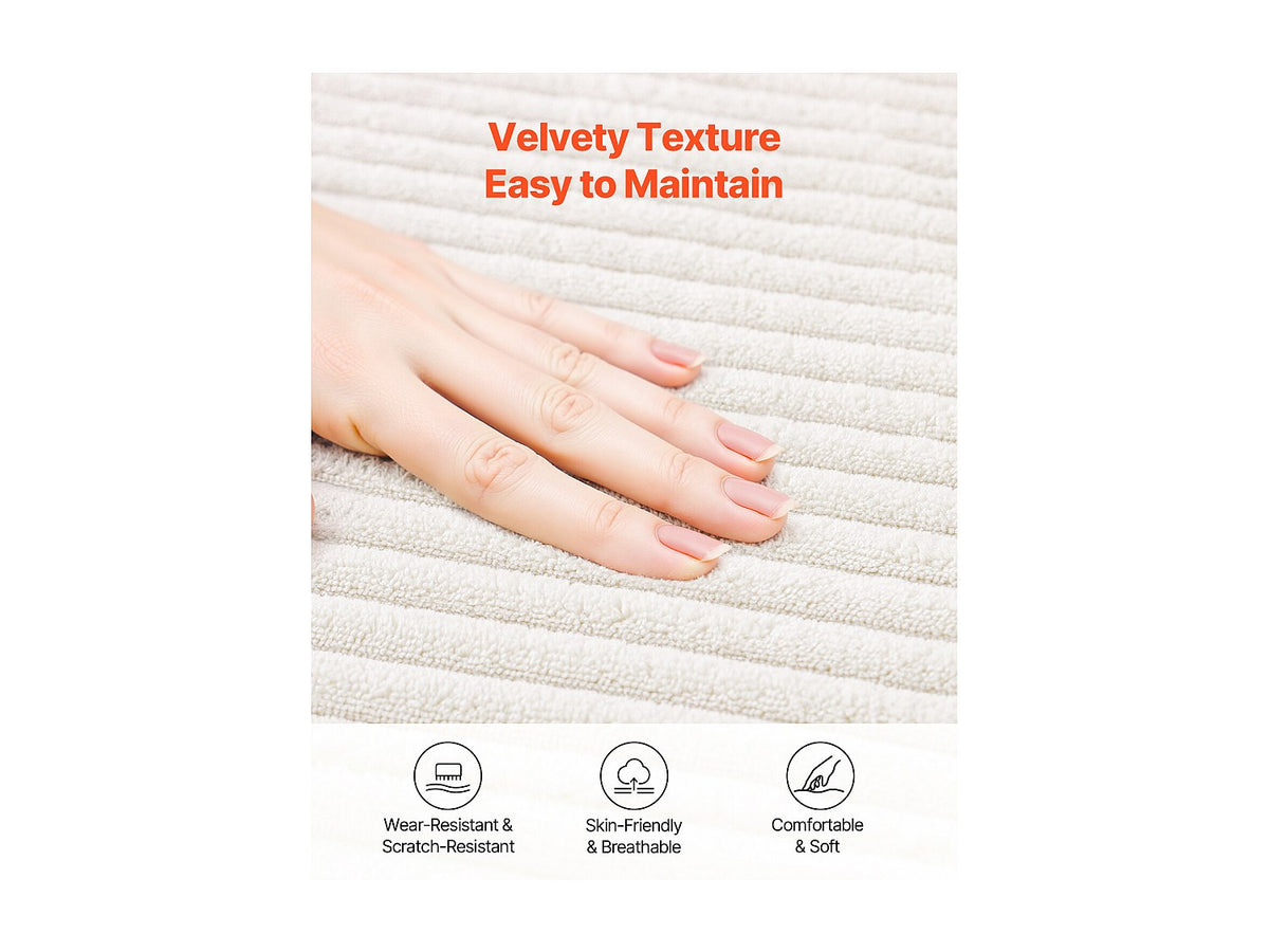 Méridienne pour canapé modulable beige velours