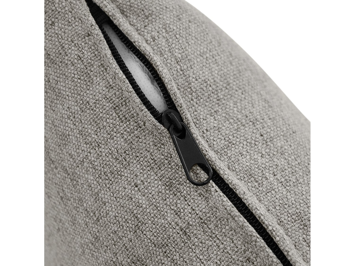 Méridienne pour canapé modulable 3 places gris tissu