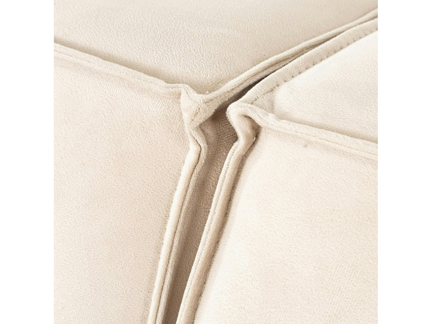 Angle pour canapé modulable beige tissu