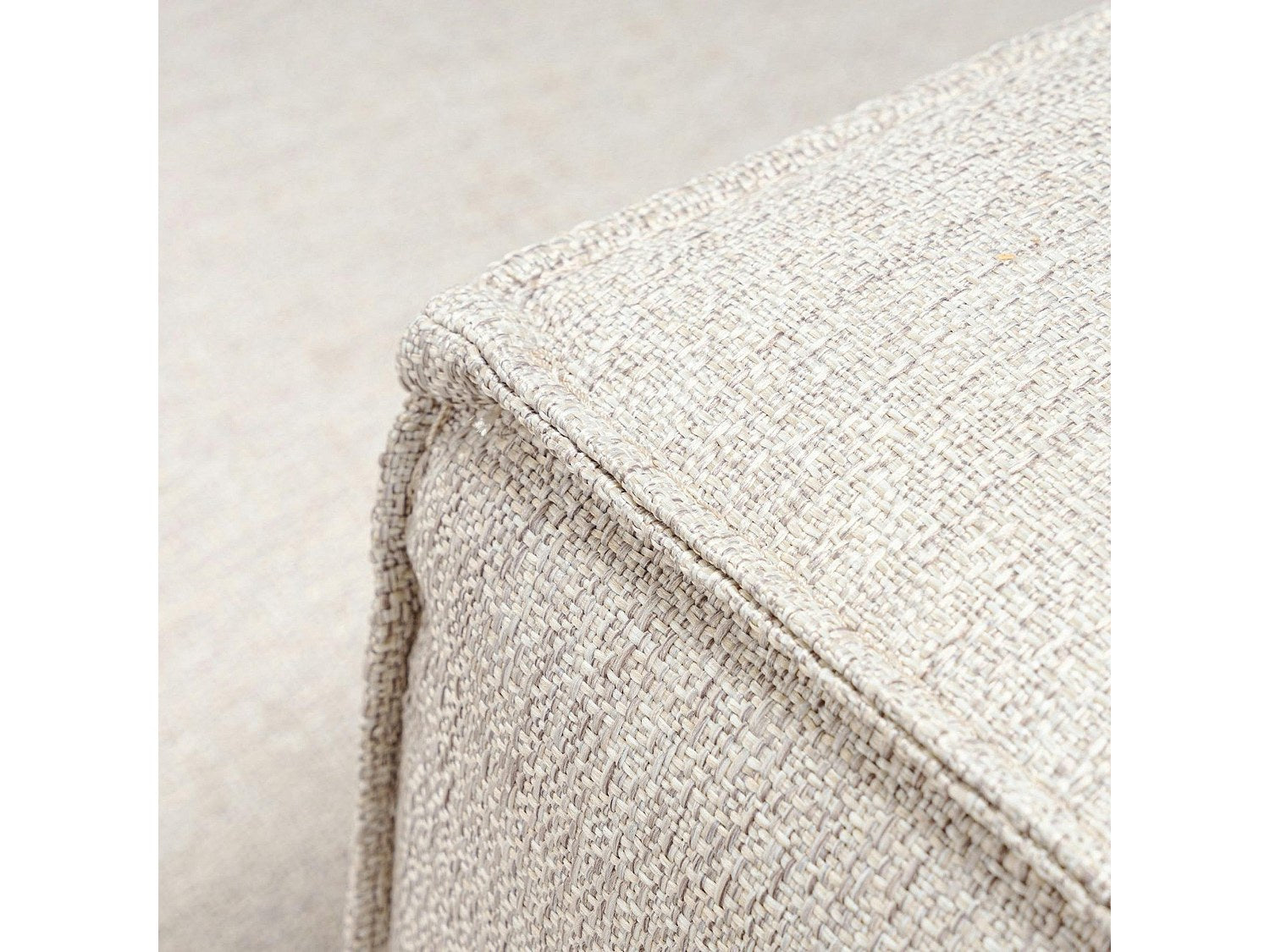 Angle pour canapé modulable blanc tissu