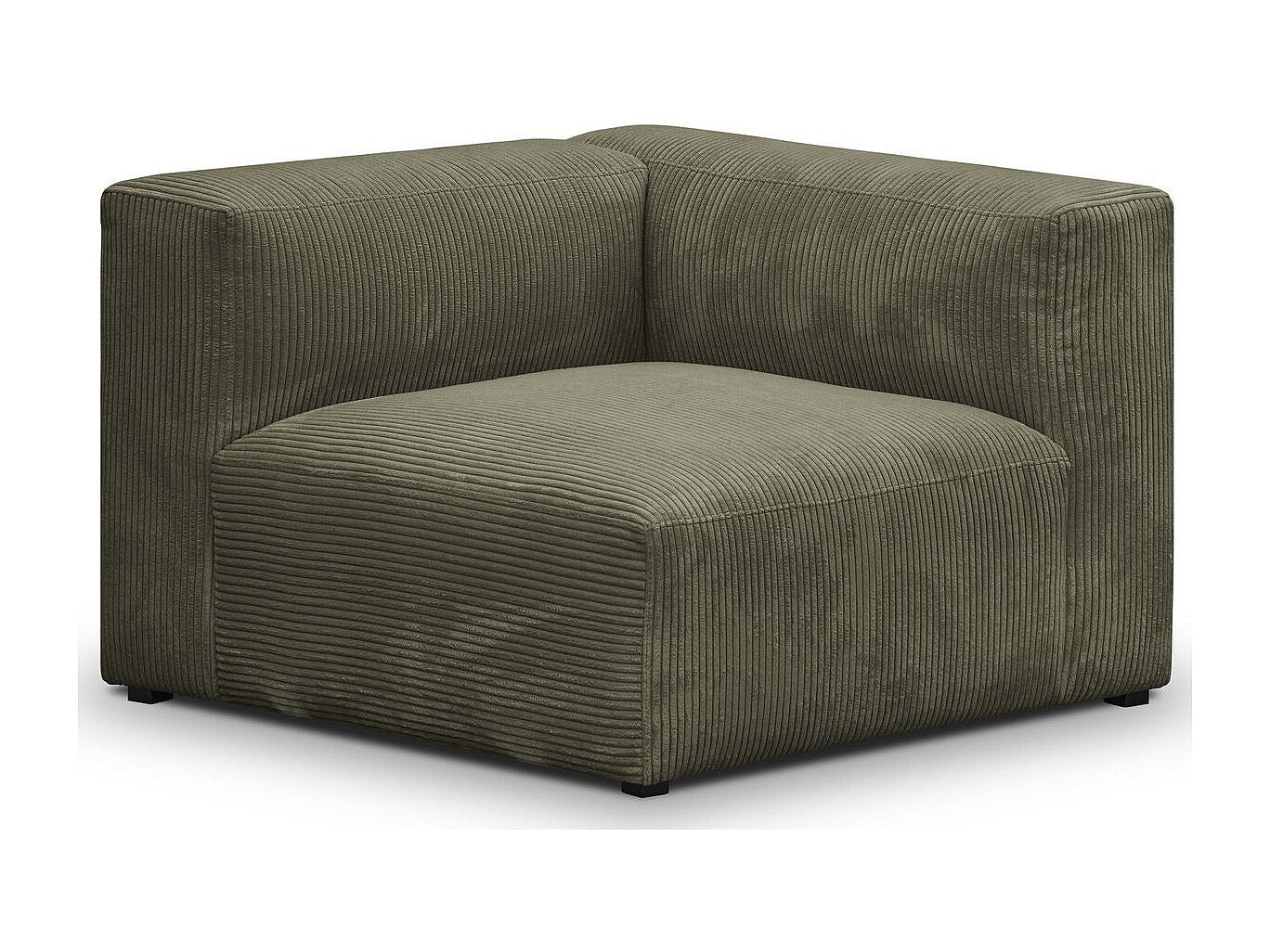 Chauffeuse modulable vert velours