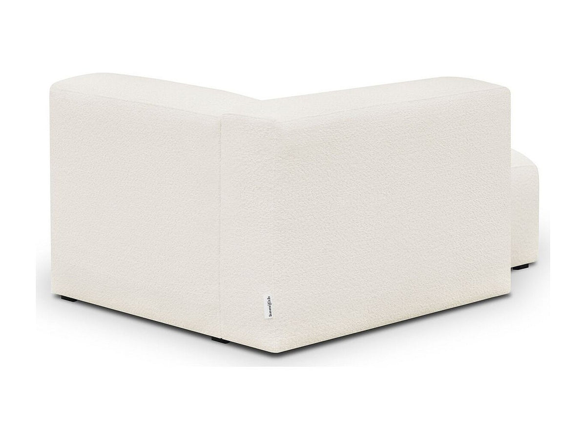 Méridienne pour canapé modulable beige tissu