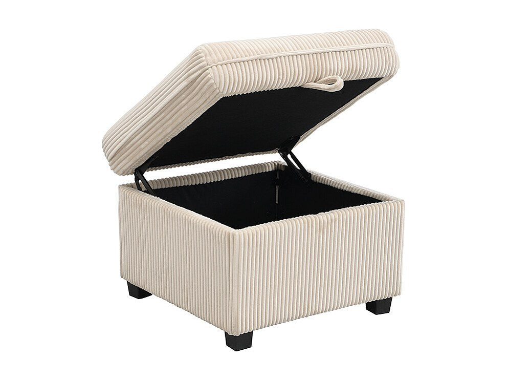 Canapé modulable 3 places beige tissu