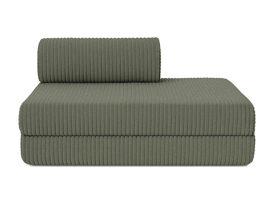 Canapé modulable convertible 2 places vert velours