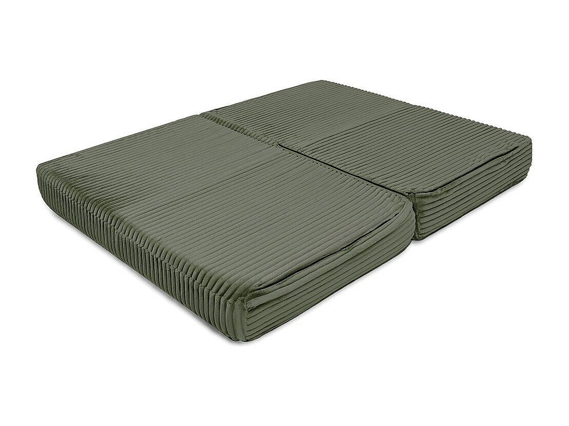 Canapé modulable convertible 2 places vert velours