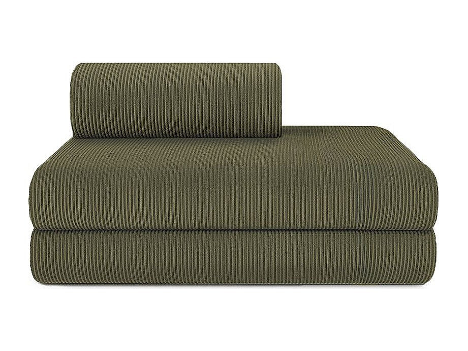 Canapé modulable convertible 2 places vert velours