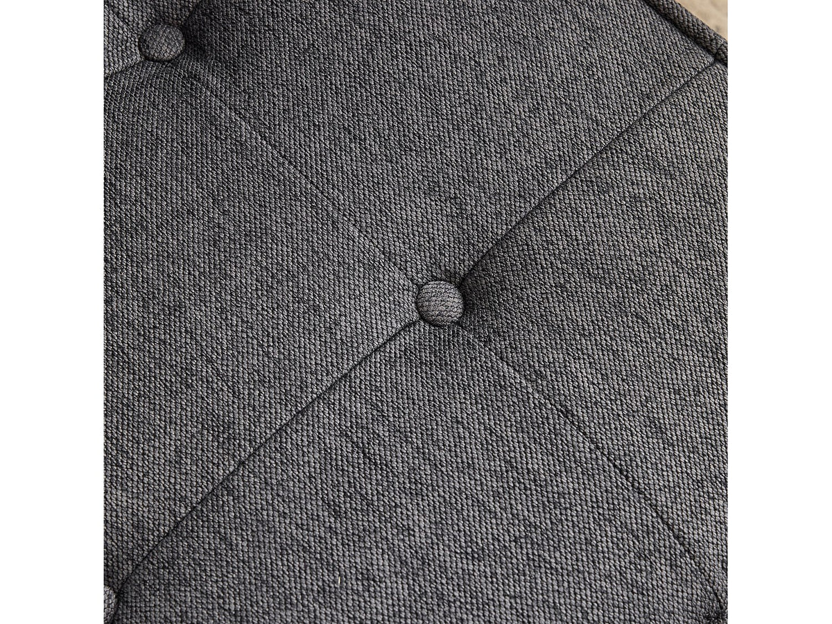 Angle pour canapé modulable gris tissu