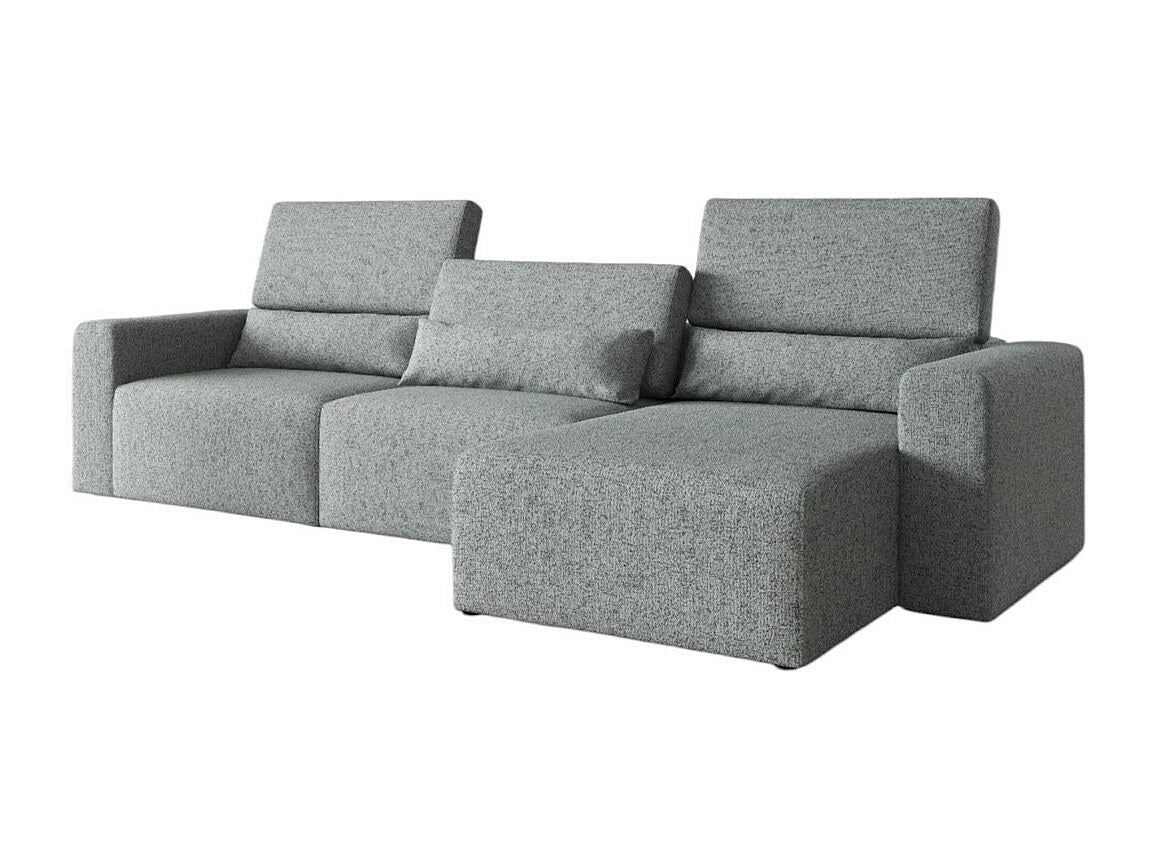 Canapé modulable gris tissu