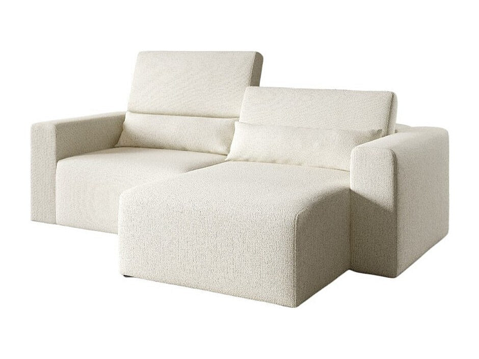 Canapé modulable blanc tissu