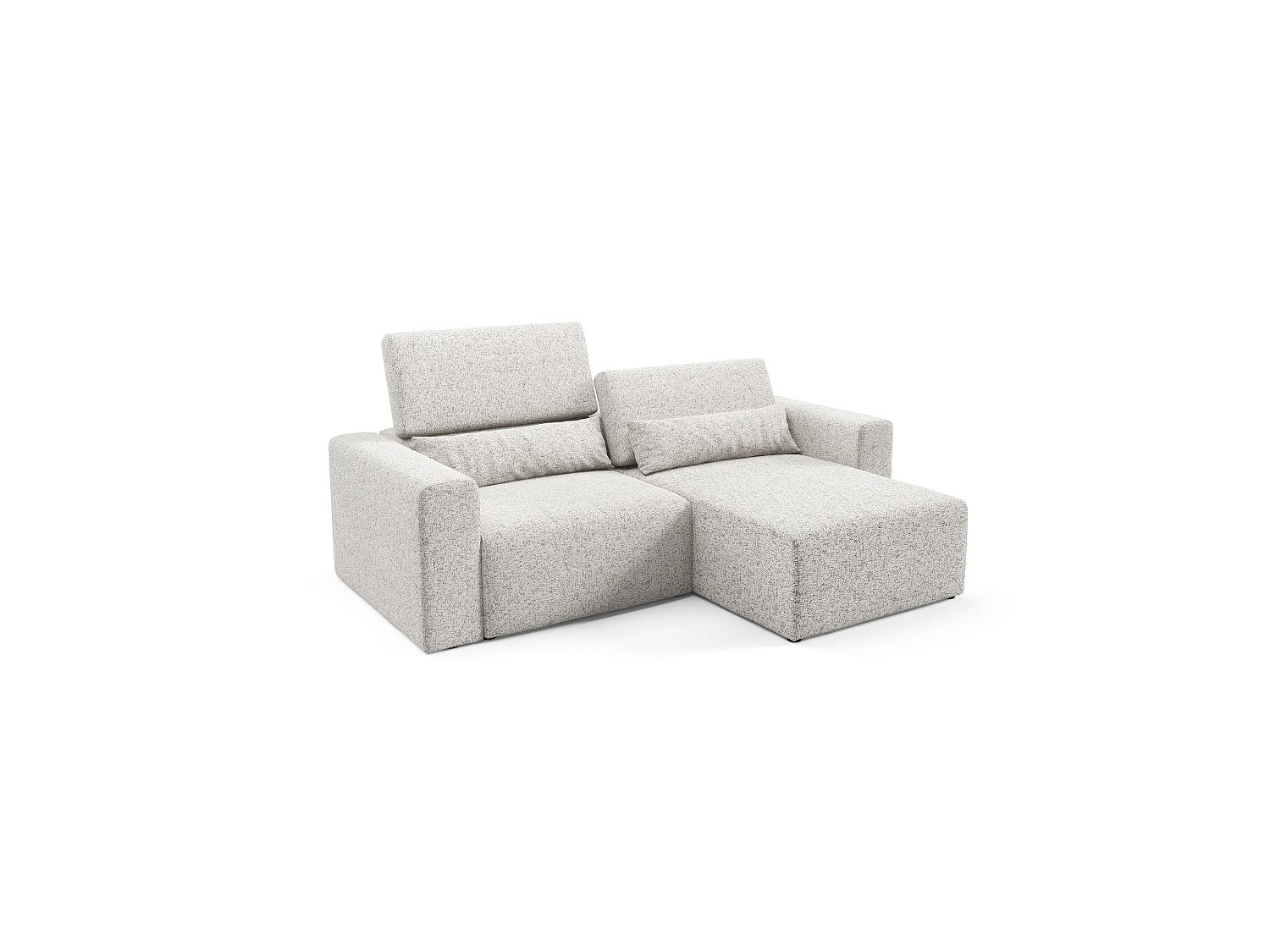 Canapé modulable beige tissu
