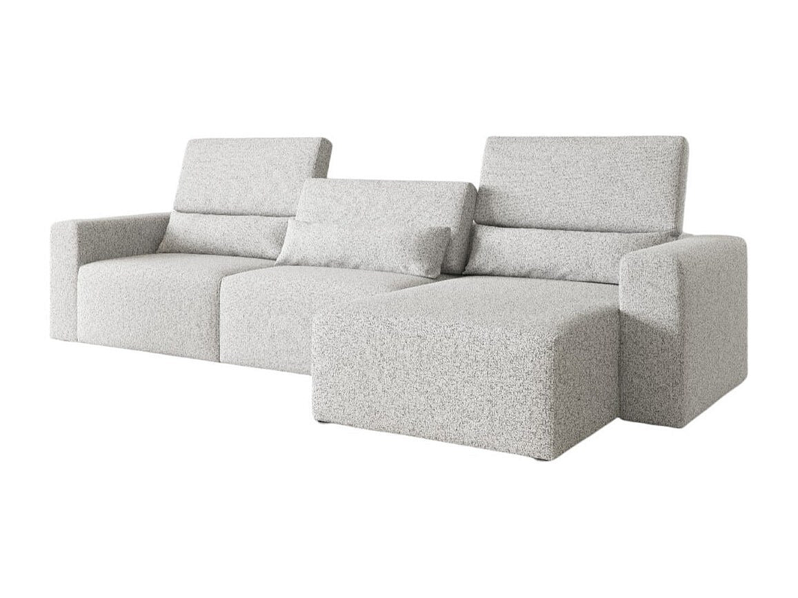 Canapé modulable beige tissu