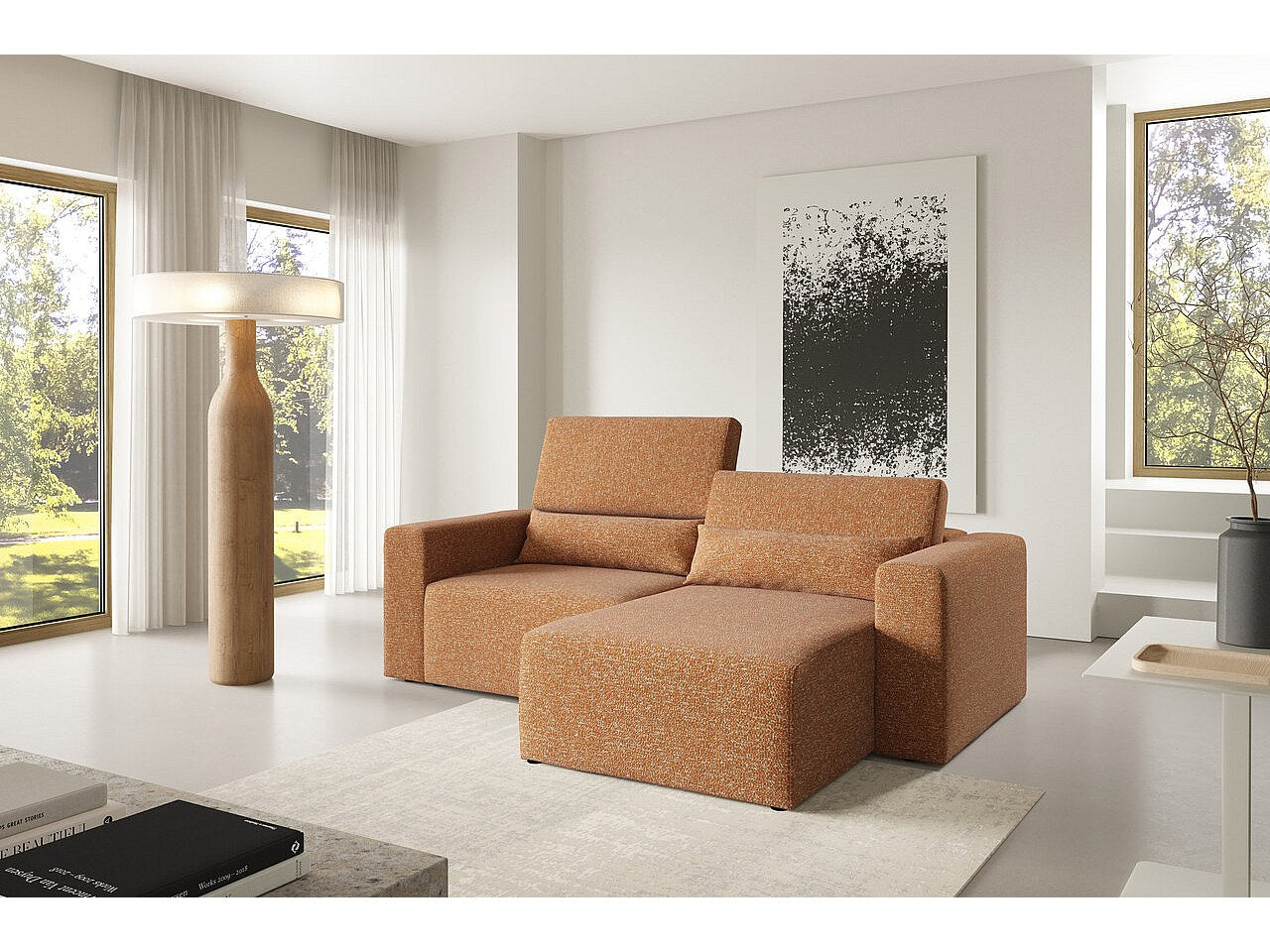 Canapé modulable tissu