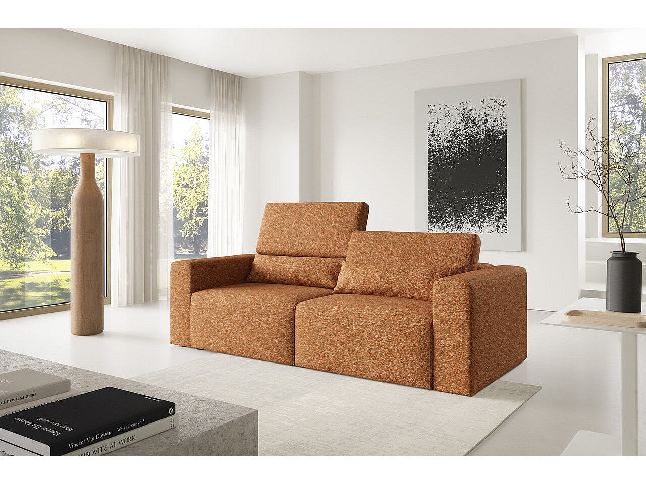 Canapé modulable tissu