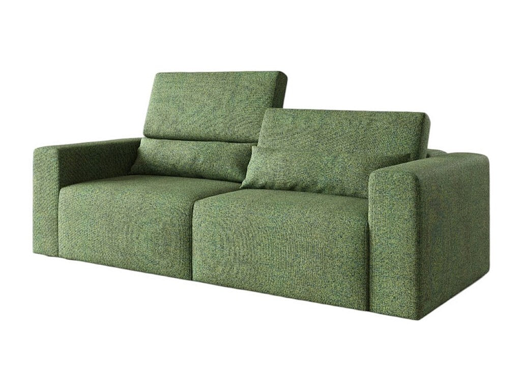 Canapé modulable vert tissu