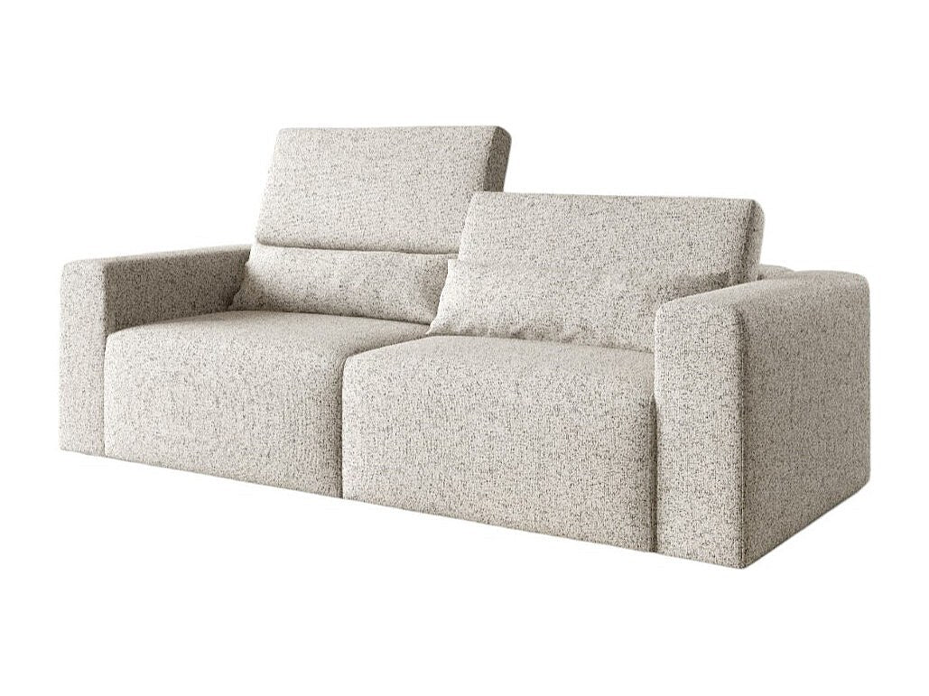 Canapé modulable beige tissu