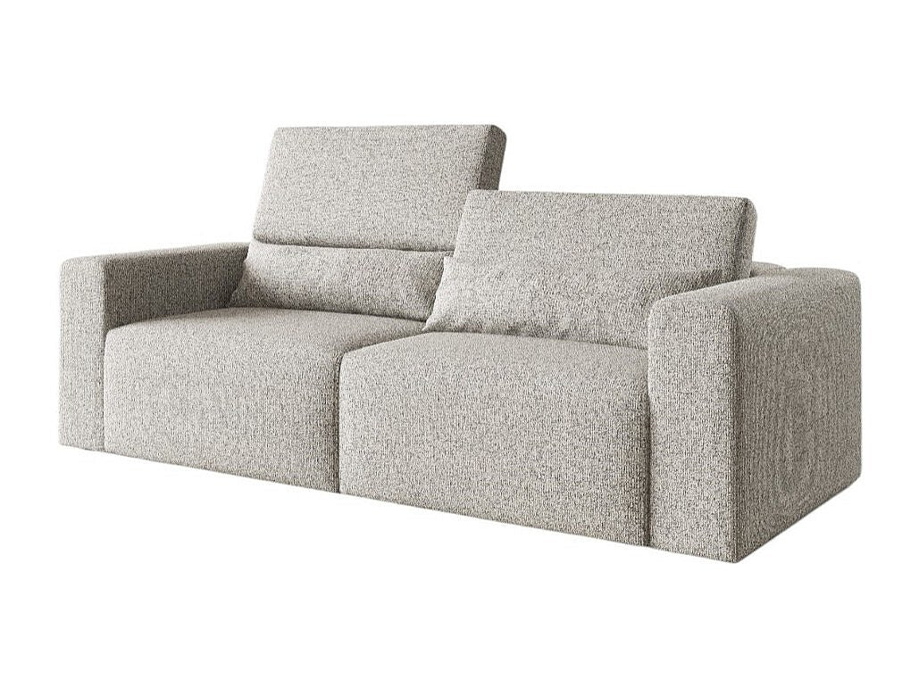 Canapé modulable beige tissu