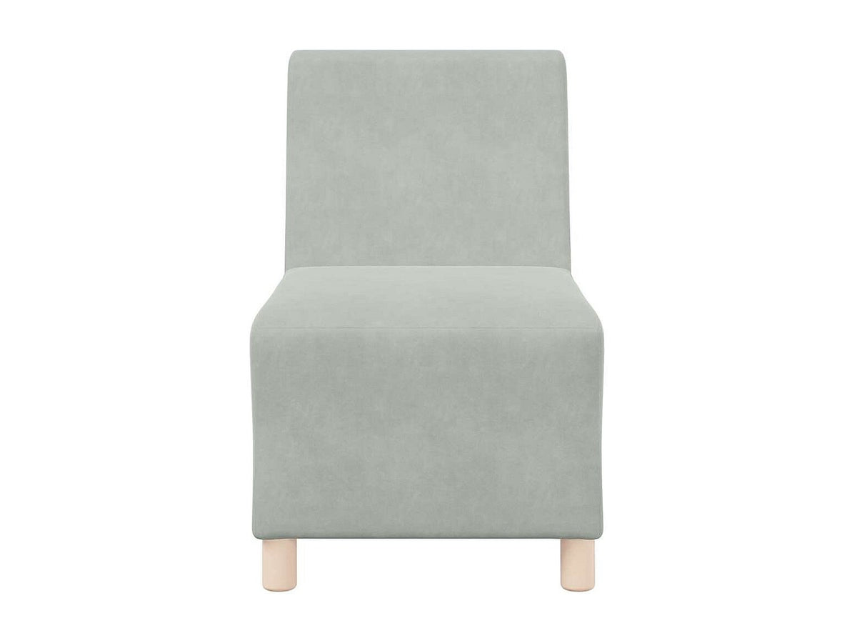 Canapé modulable gris velours