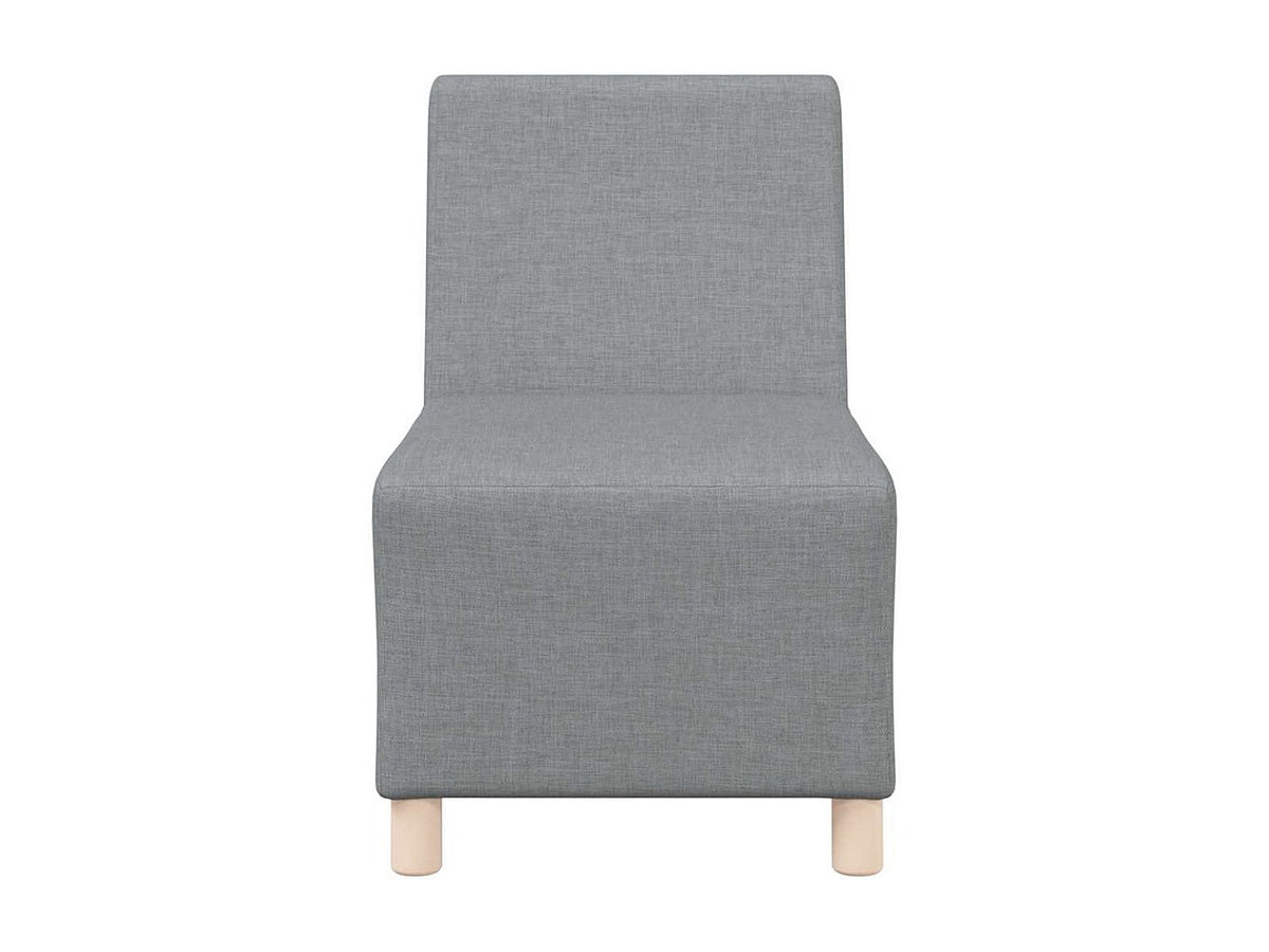 Canapé modulable gris tissu