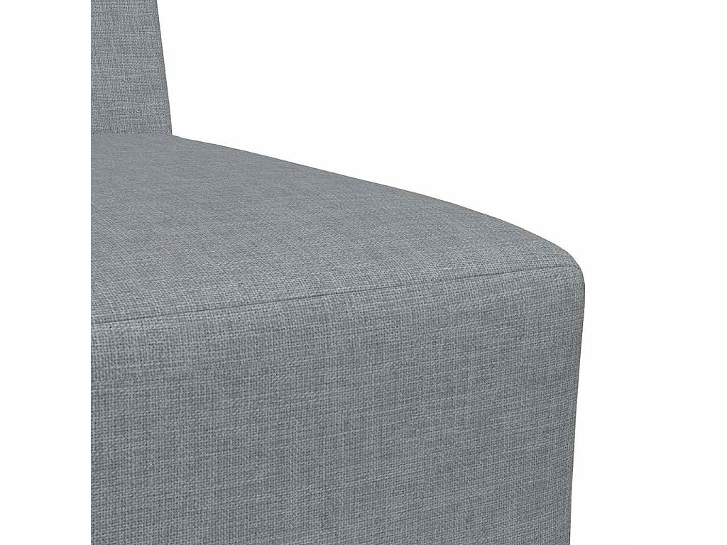 Canapé modulable gris tissu