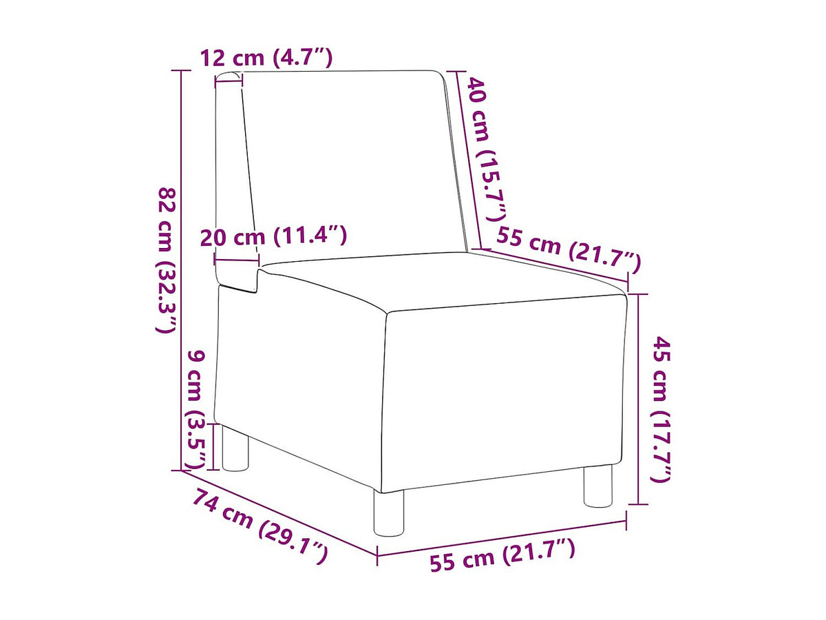 Canapé modulable gris tissu