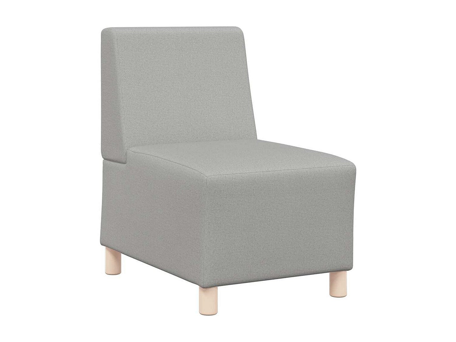 Canapé modulable gris tissu