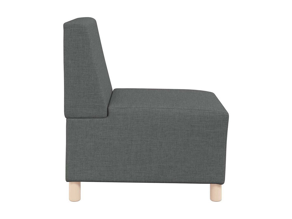 Canapé modulable gris tissu