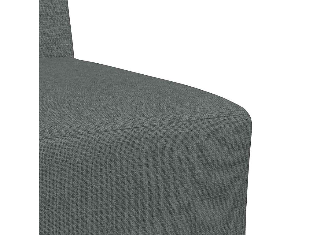 Canapé modulable gris tissu