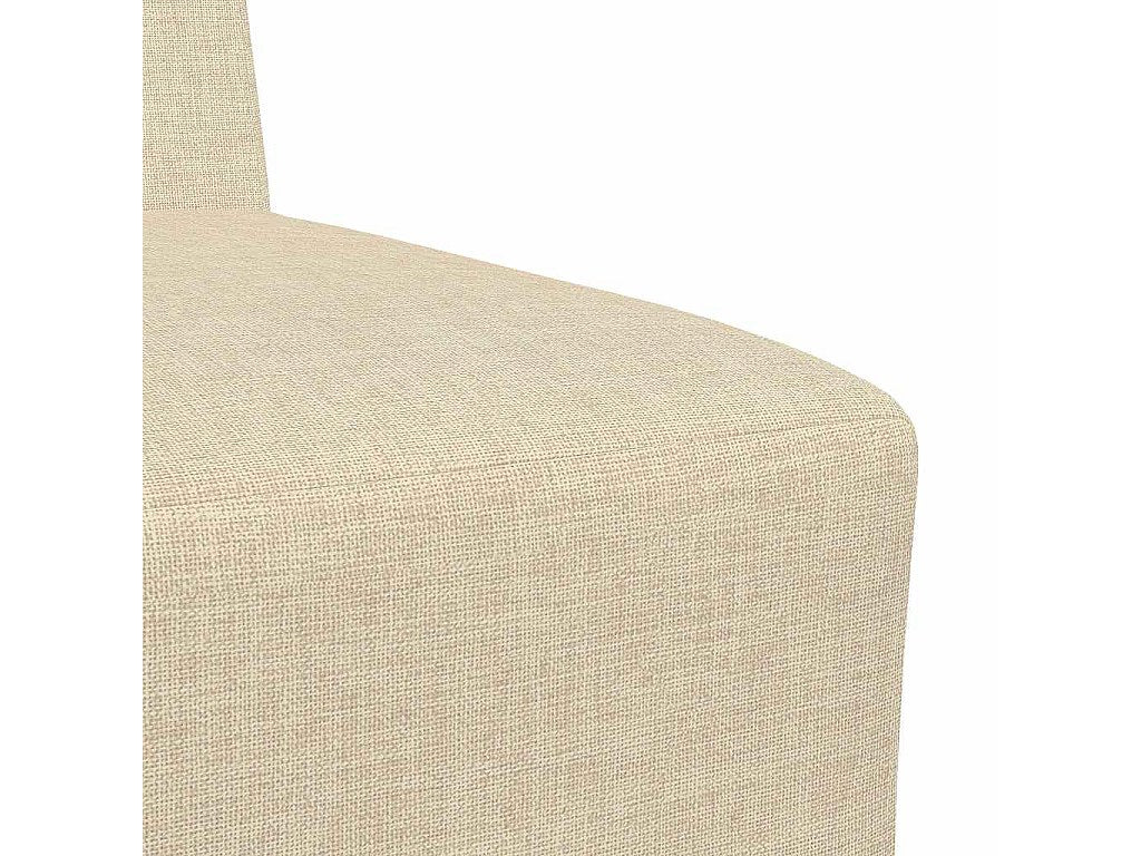 Canapé modulable beige tissu