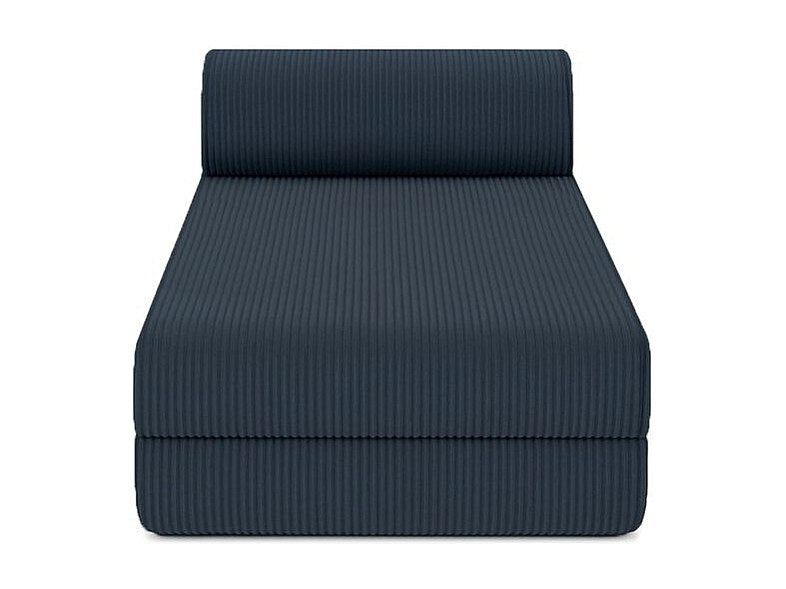 Angle pour canapé modulable convertible 6 places bleu velours