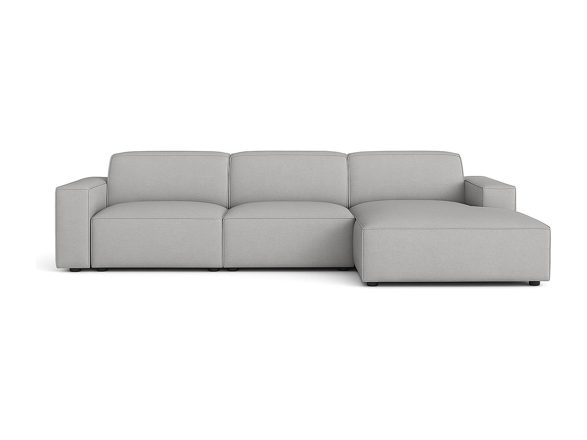 Canapé modulable gris tissu