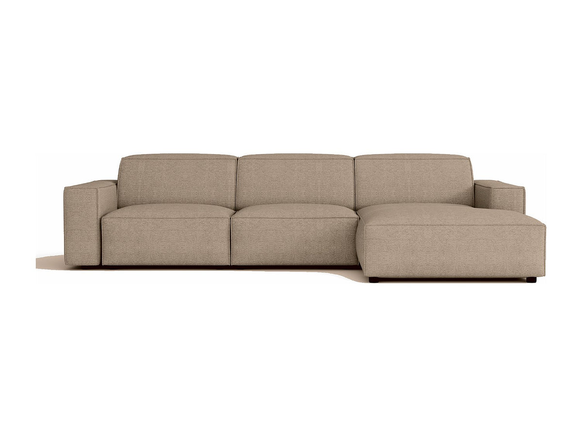 Canapé modulable beige tissu