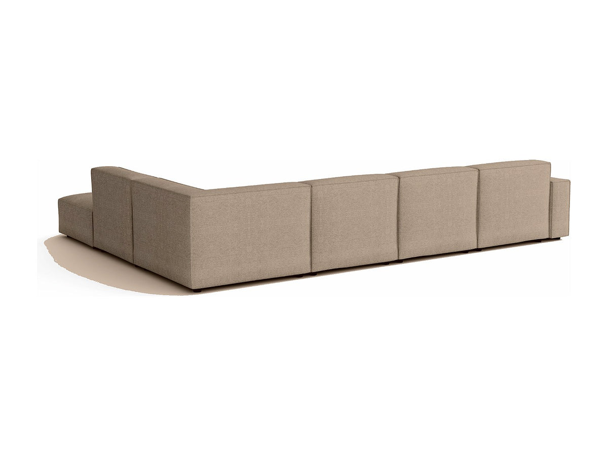 Canapé modulable beige tissu