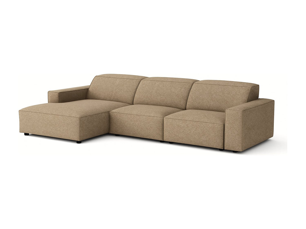 Canapé modulable marron tissu