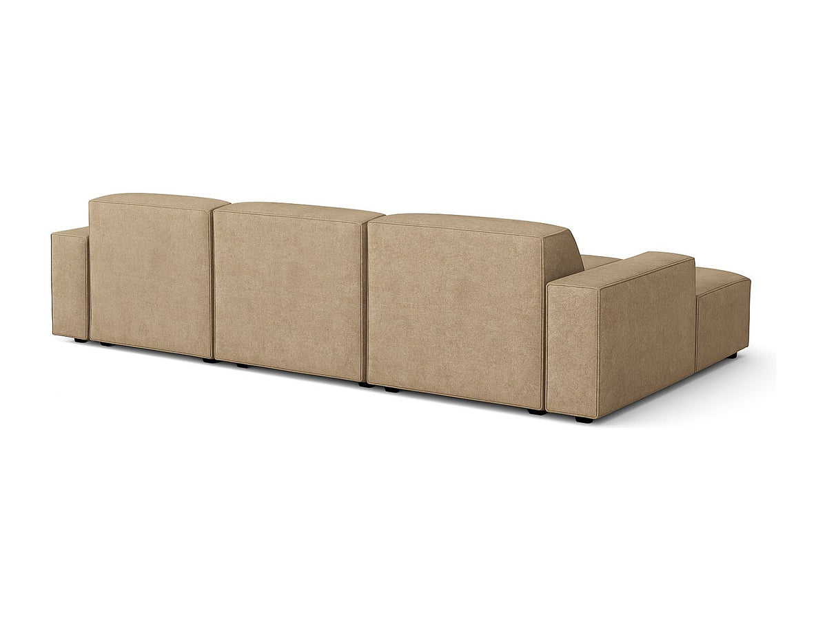 Canapé modulable marron tissu