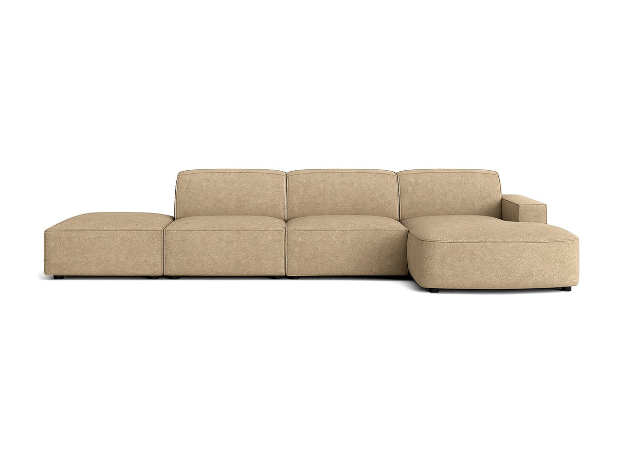 Canapé modulable marron tissu