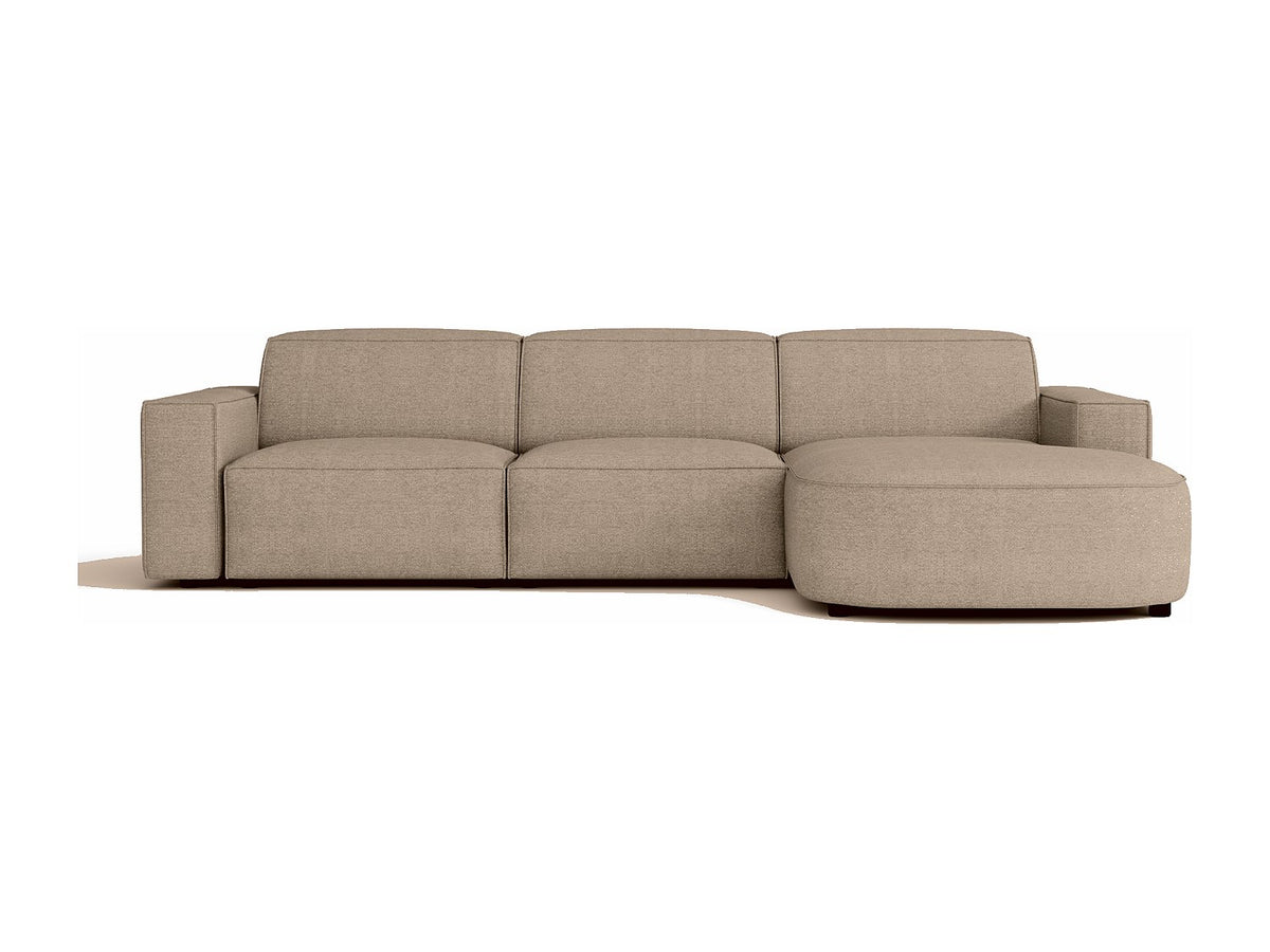Canapé modulable beige tissu