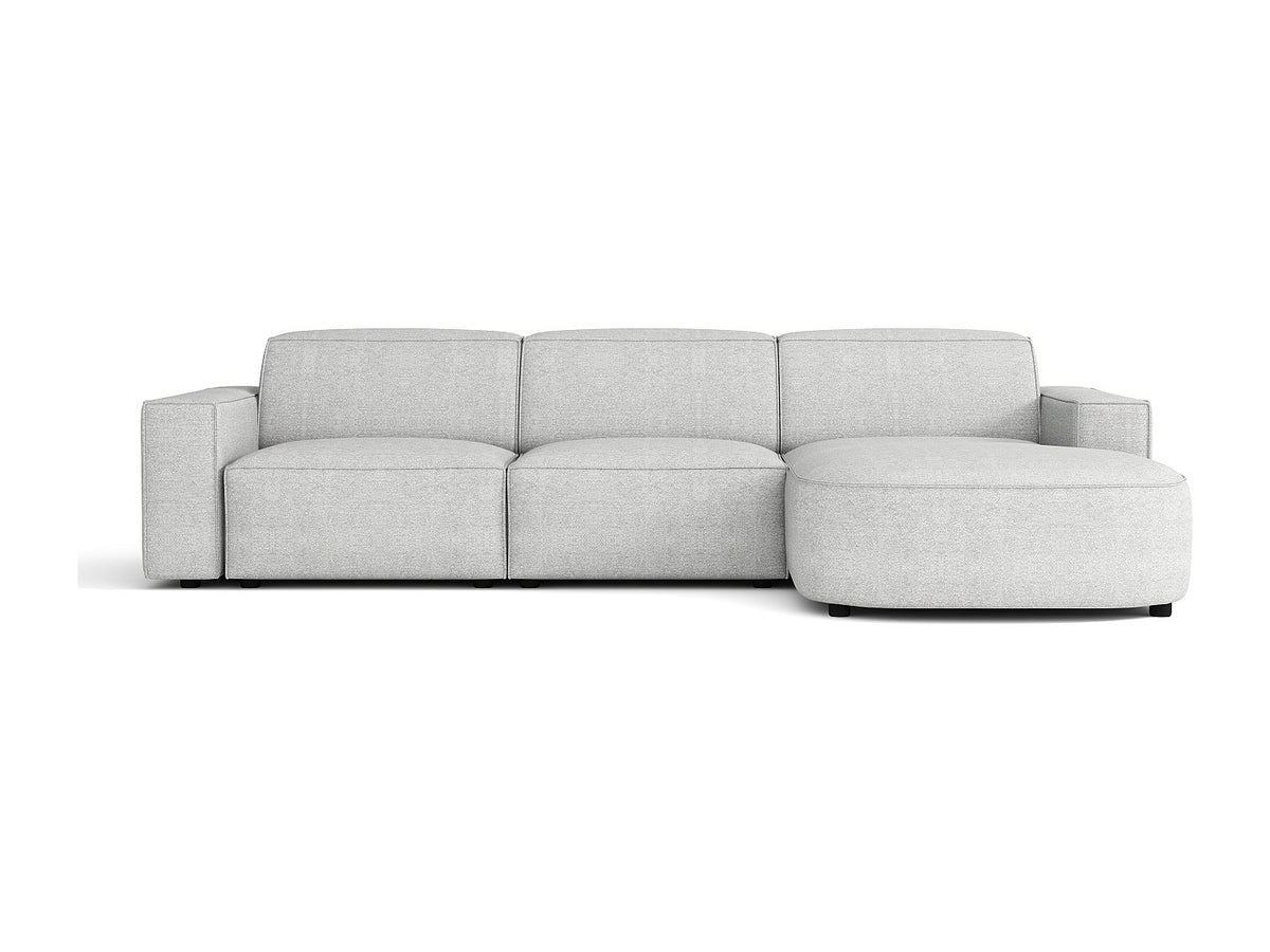 Canapé modulable gris tissu